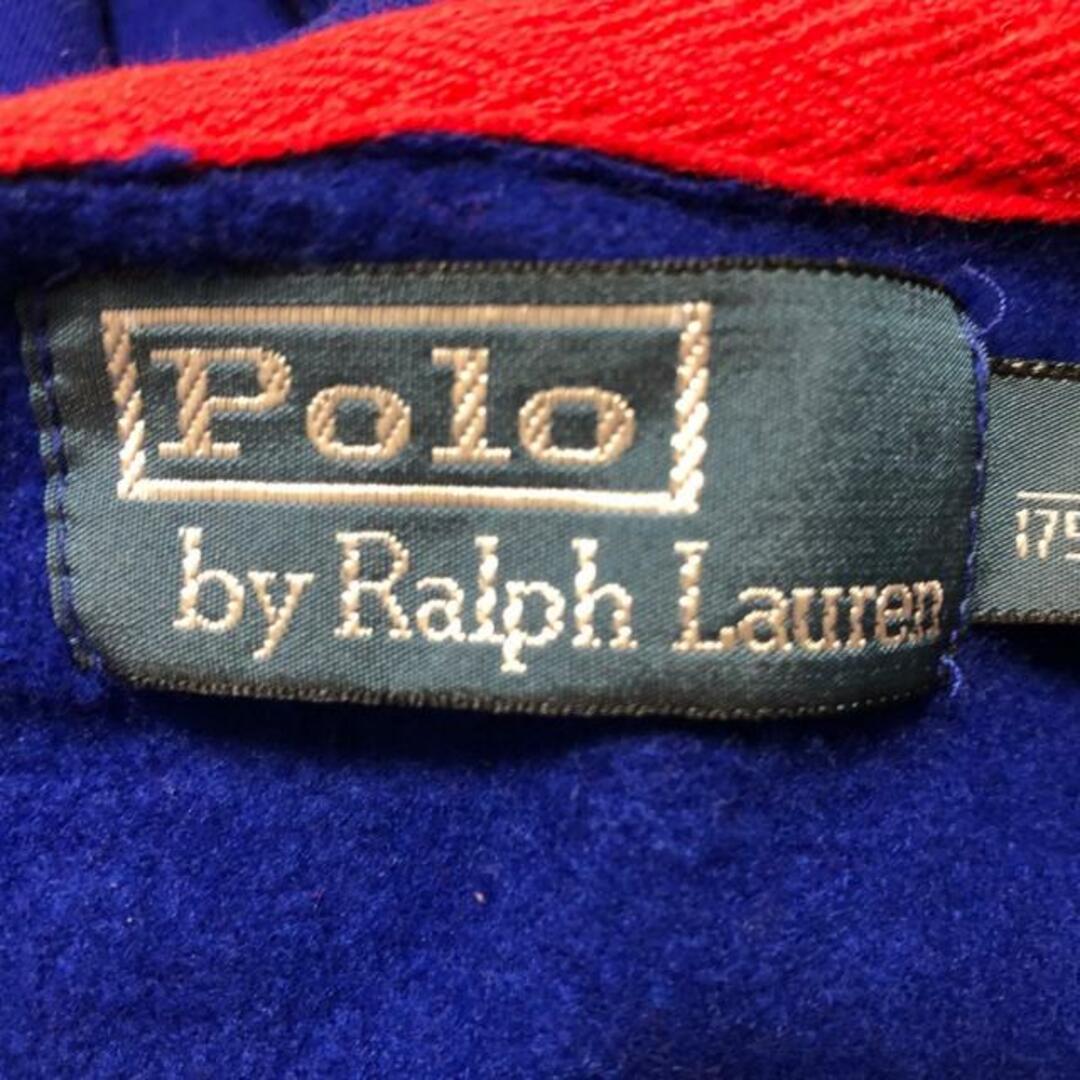 POLO RALPH LAUREN(ポロラルフローレン)のPOLObyRalphLauren(ポロラルフローレン) パーカー サイズM メンズ ビッグポニー ブルー×レッド×マルチ 長袖/ジップアップ メンズのトップス(パーカー)の商品写真