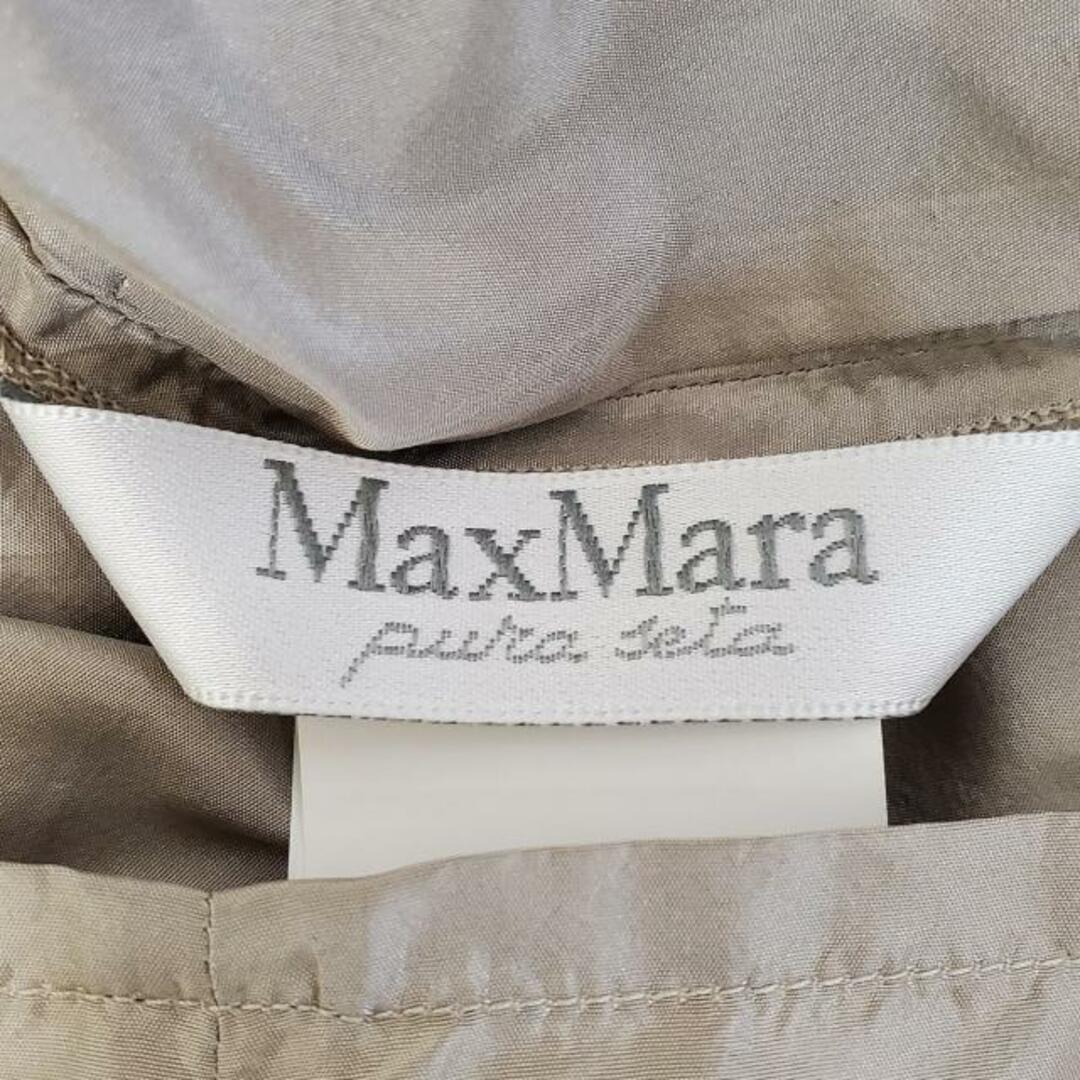 Max Mara(マックスマーラ)のMax Mara(マックスマーラ) コート サイズJ38 レディース美品  - グレーベージュ 七分袖/シルク/カシュクール/春/秋 レディースのジャケット/アウター(その他)の商品写真