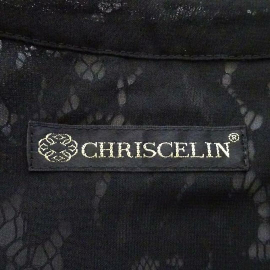 CHRISCELIN(クリスセリーン) ジャケット サイズ38 M レディース美品  - 黒 長袖/レース/春/秋 レディースのジャケット/アウター(その他)の商品写真