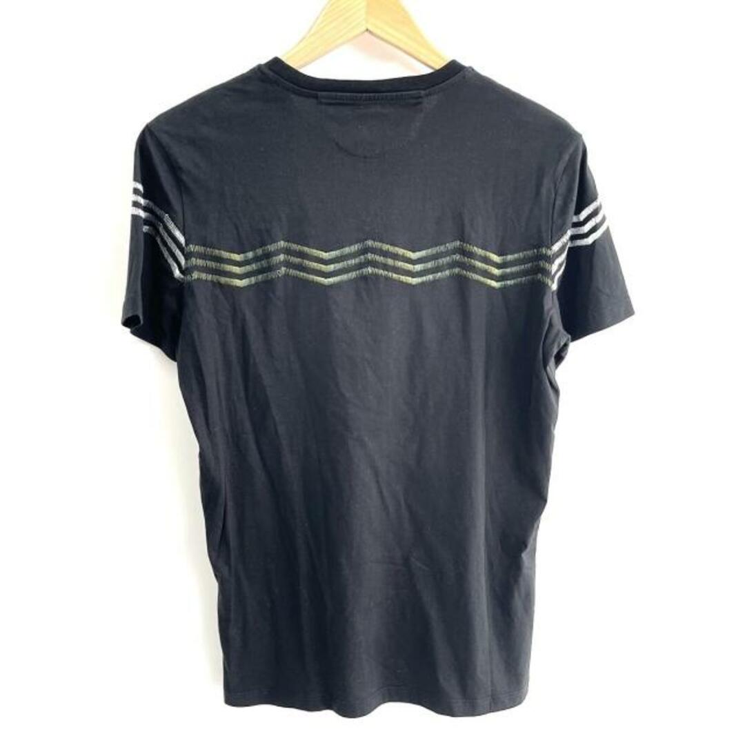 FENDI(フェンディ)のFENDI(フェンディ) 半袖Tシャツ サイズ46 S メンズ - 黒 クルーネック メンズのトップス(Tシャツ/カットソー(半袖/袖なし))の商品写真