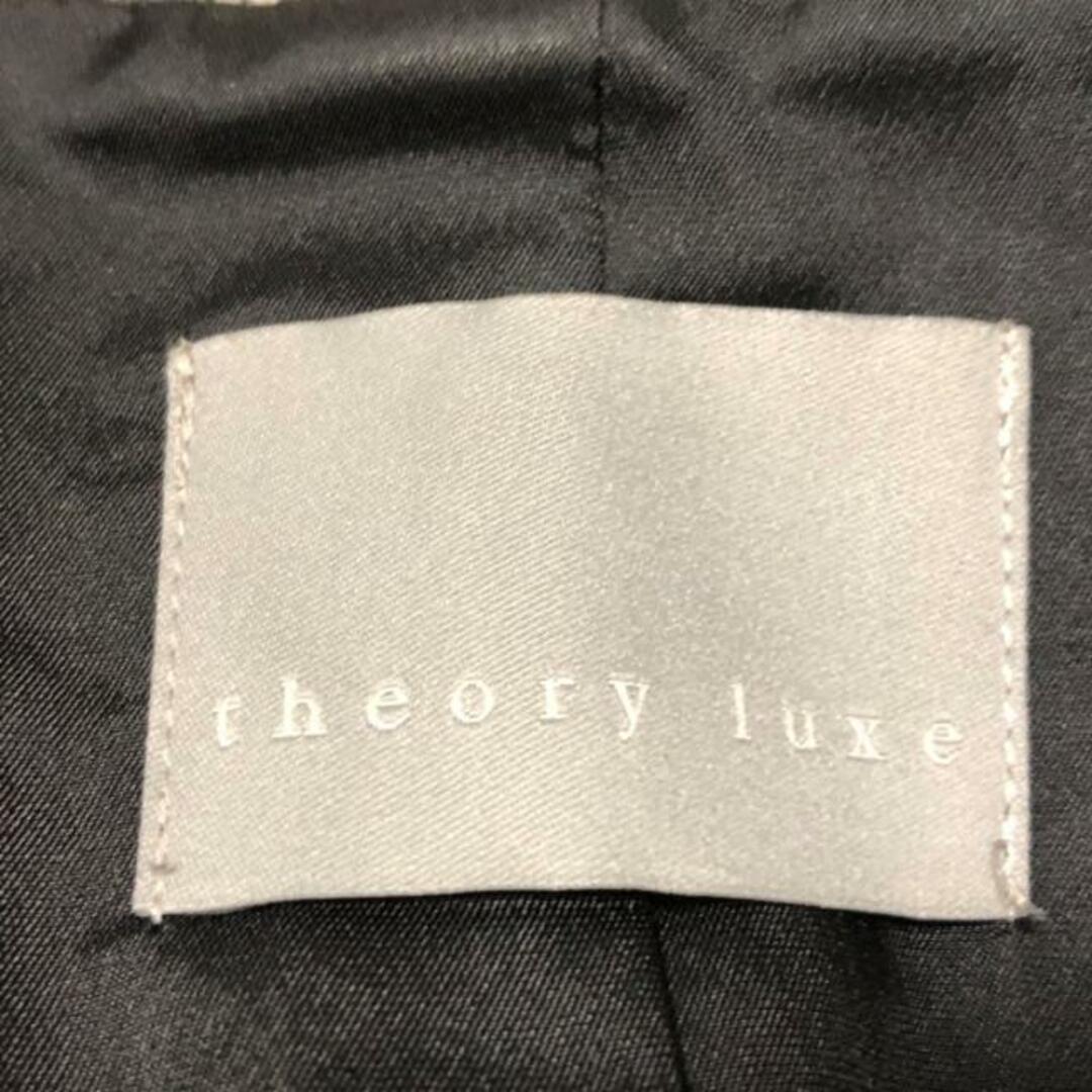 Theory luxe(セオリーリュクス)のtheory luxe(セオリーリュクス) ジャケット サイズ38 M レディース - 黒×白 長袖/チェック柄/冬 レディースのジャケット/アウター(その他)の商品写真