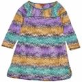 美品 ミッソーニ MISSONI ニット ワンピース ドレス ロングスリーブ 長