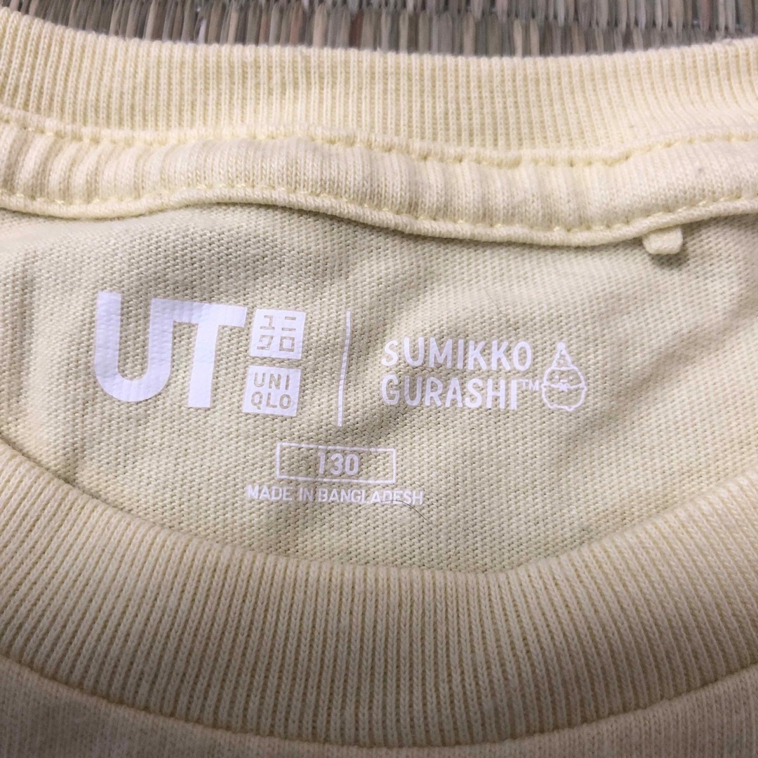 UNIQLO(ユニクロ)のUNIQLO 130 すみっコぐらし　半袖Tシャツ キッズ/ベビー/マタニティのキッズ服女の子用(90cm~)(Tシャツ/カットソー)の商品写真