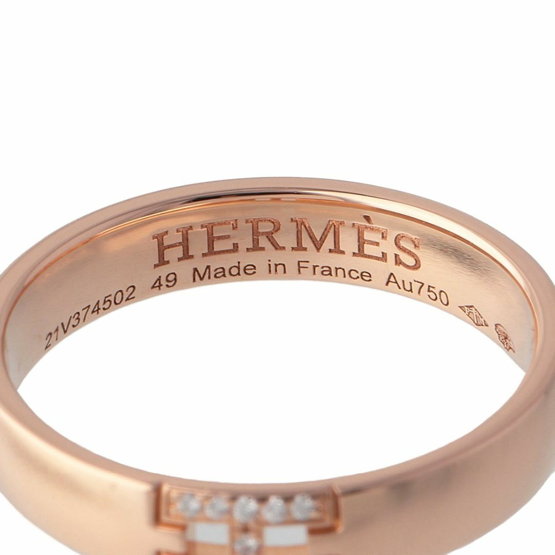 Hermes(エルメス)のエルメス エヴァー ヘラクレス ダイヤ リング #49 Au750PG 新品仕上げ済 HERMES【16984】 レディースのアクセサリー(リング(指輪))の商品写真