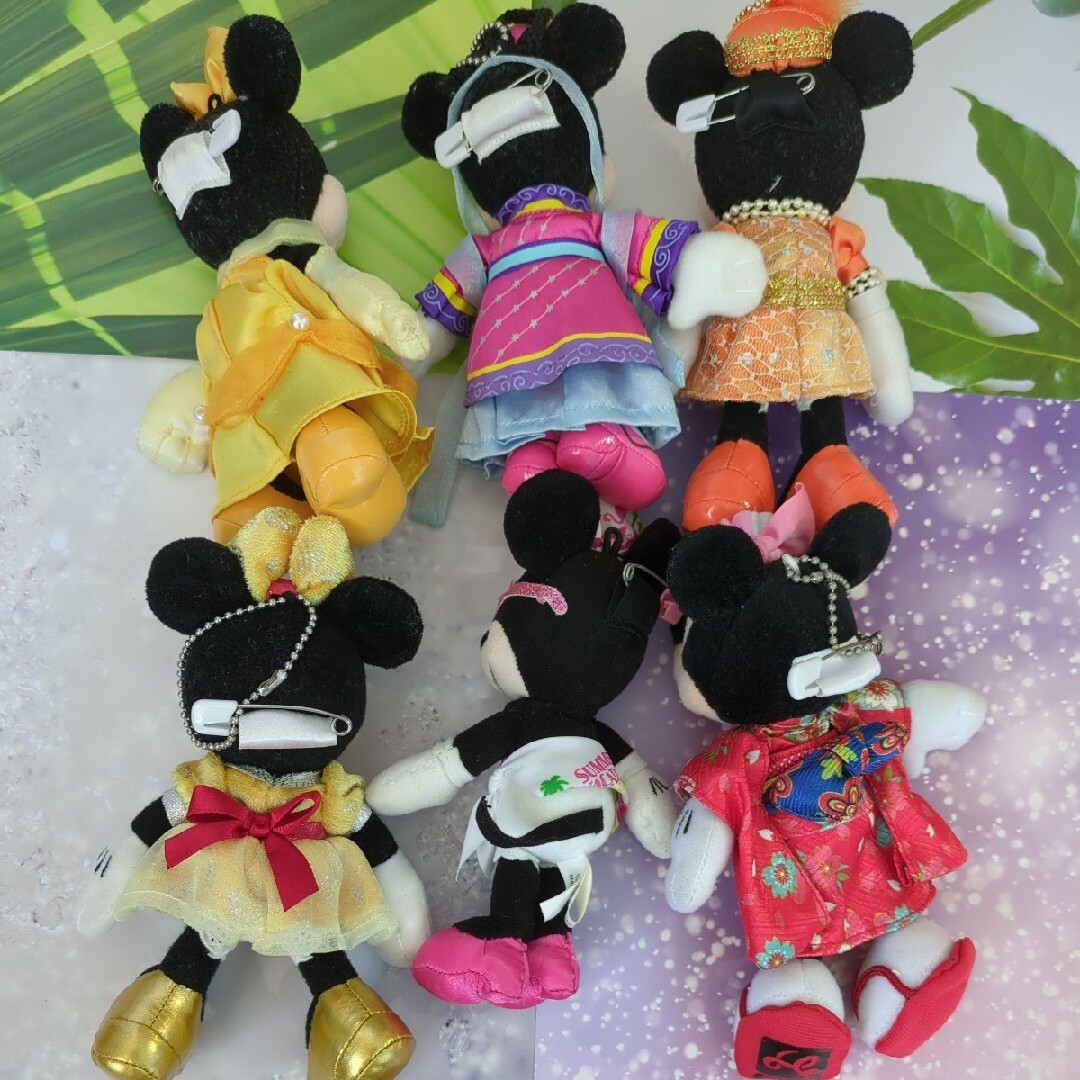Disney(ディズニー)のミニーマウス・ ぬいぐるみバッジ・キーホルダー・ ディズニー TDR その2 エンタメ/ホビーのおもちゃ/ぬいぐるみ(キャラクターグッズ)の商品写真