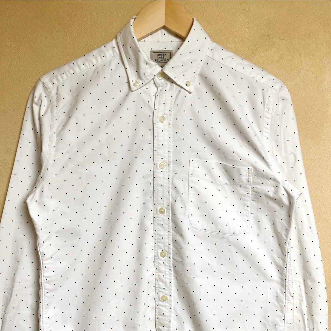 UNITED ARROWS green label relaxing(ユナイテッドアローズグリーンレーベルリラクシング)のGREEN LABEL RELAXING ユナイテッドアローズ ドット柄シャツ メンズのトップス(シャツ)の商品写真