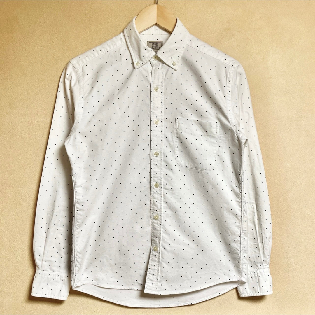 UNITED ARROWS green label relaxing(ユナイテッドアローズグリーンレーベルリラクシング)のGREEN LABEL RELAXING ユナイテッドアローズ ドット柄シャツ メンズのトップス(シャツ)の商品写真