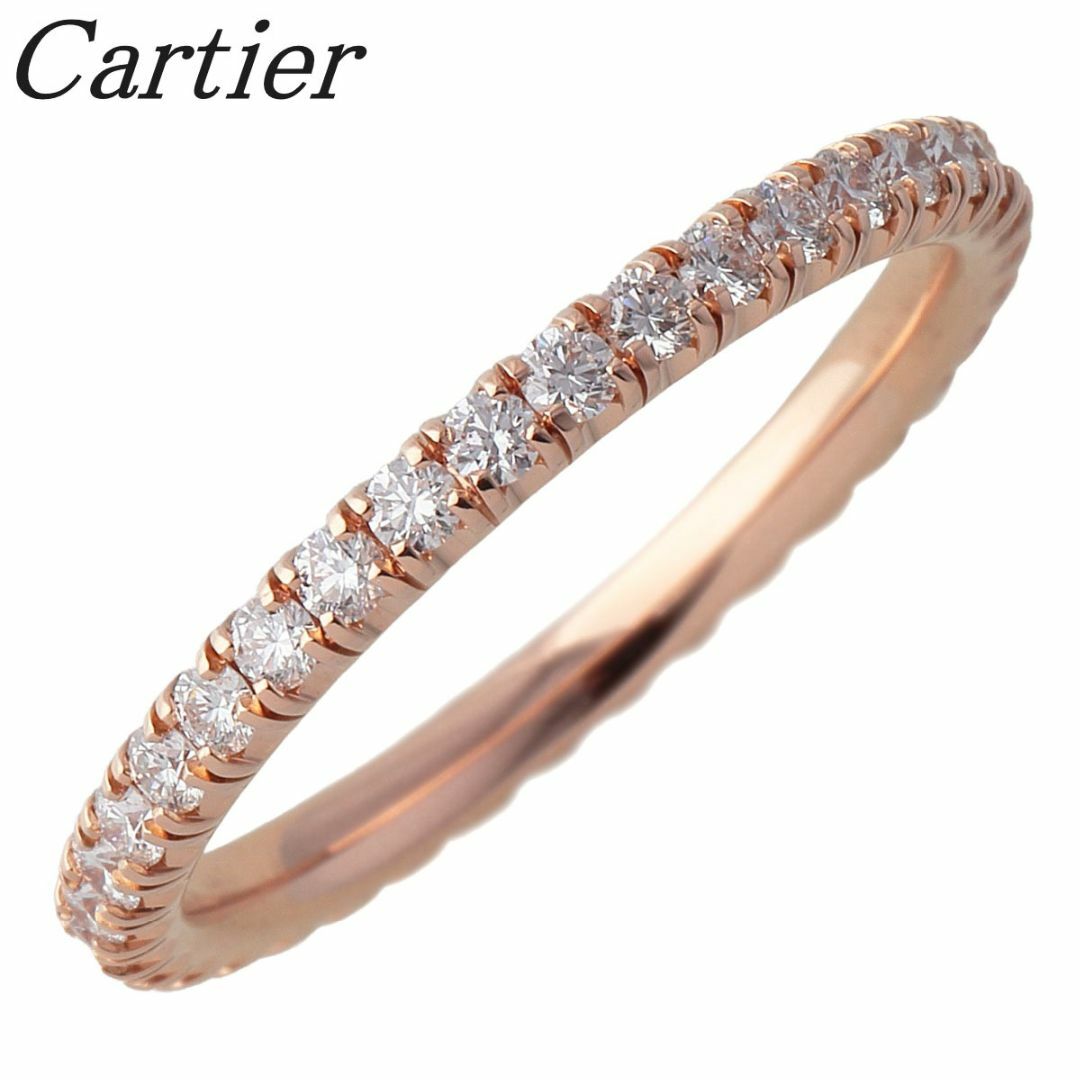 Cartier(カルティエ)のカルティエ エタンセル ダイヤ リング フルエタニティ #50 幅2.0mm 750PG フルサークル 箱 保証書(2012年) 新品仕上げ済 Cartier【16761】 レディースのアクセサリー(リング(指輪))の商品写真