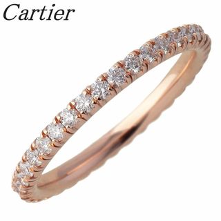 カルティエ(Cartier)のカルティエ エタンセル ダイヤ リング フルエタニティ #50 幅2.0mm 750PG フルサークル 箱 保証書(2012年) 新品仕上げ済 Cartier【16761】(リング(指輪))