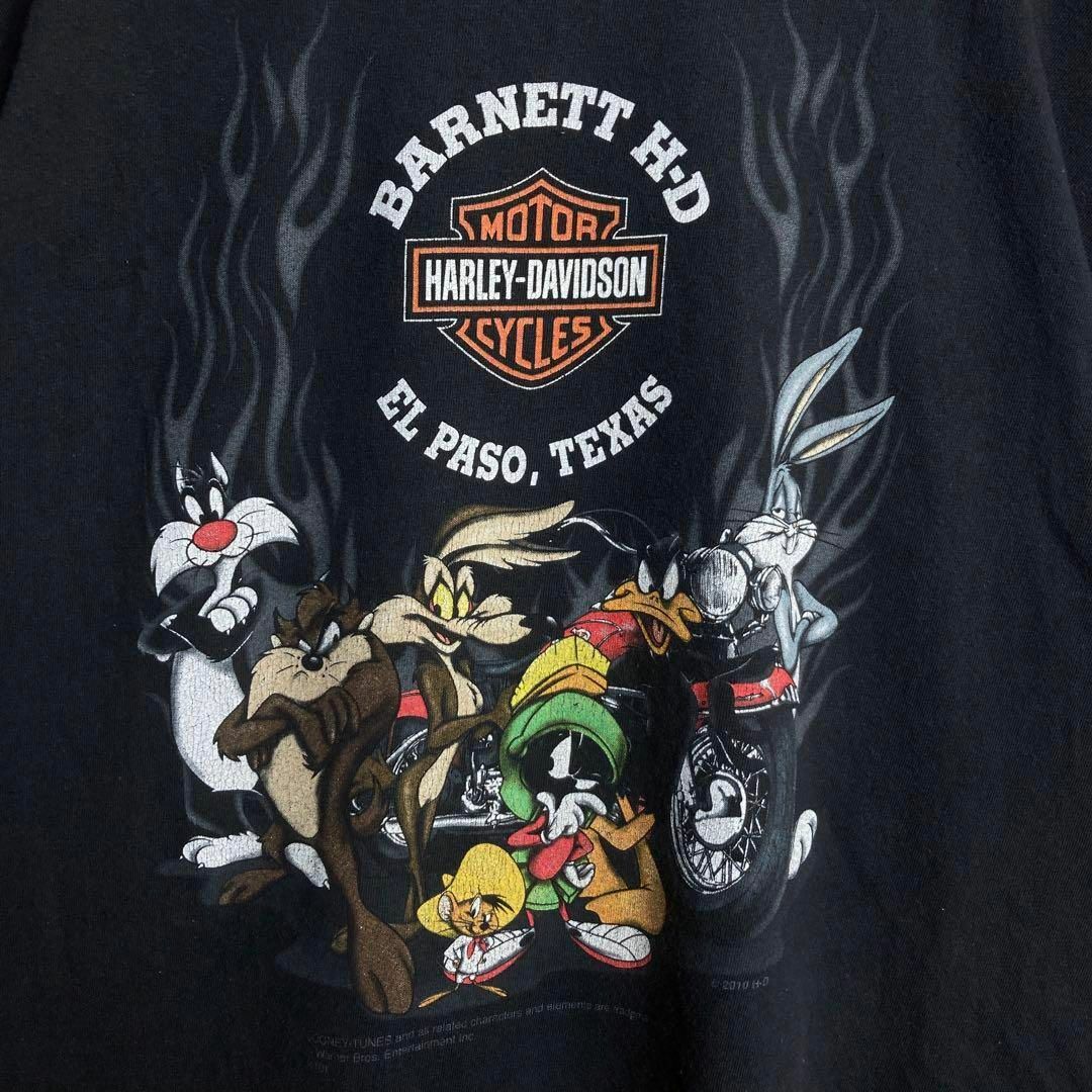 Harley Davidson(ハーレーダビッドソン)の【USA製 3XLサイズ】ハーレーダビッドソン×ルーニーテューンズ　tシャツ メンズのトップス(Tシャツ/カットソー(半袖/袖なし))の商品写真