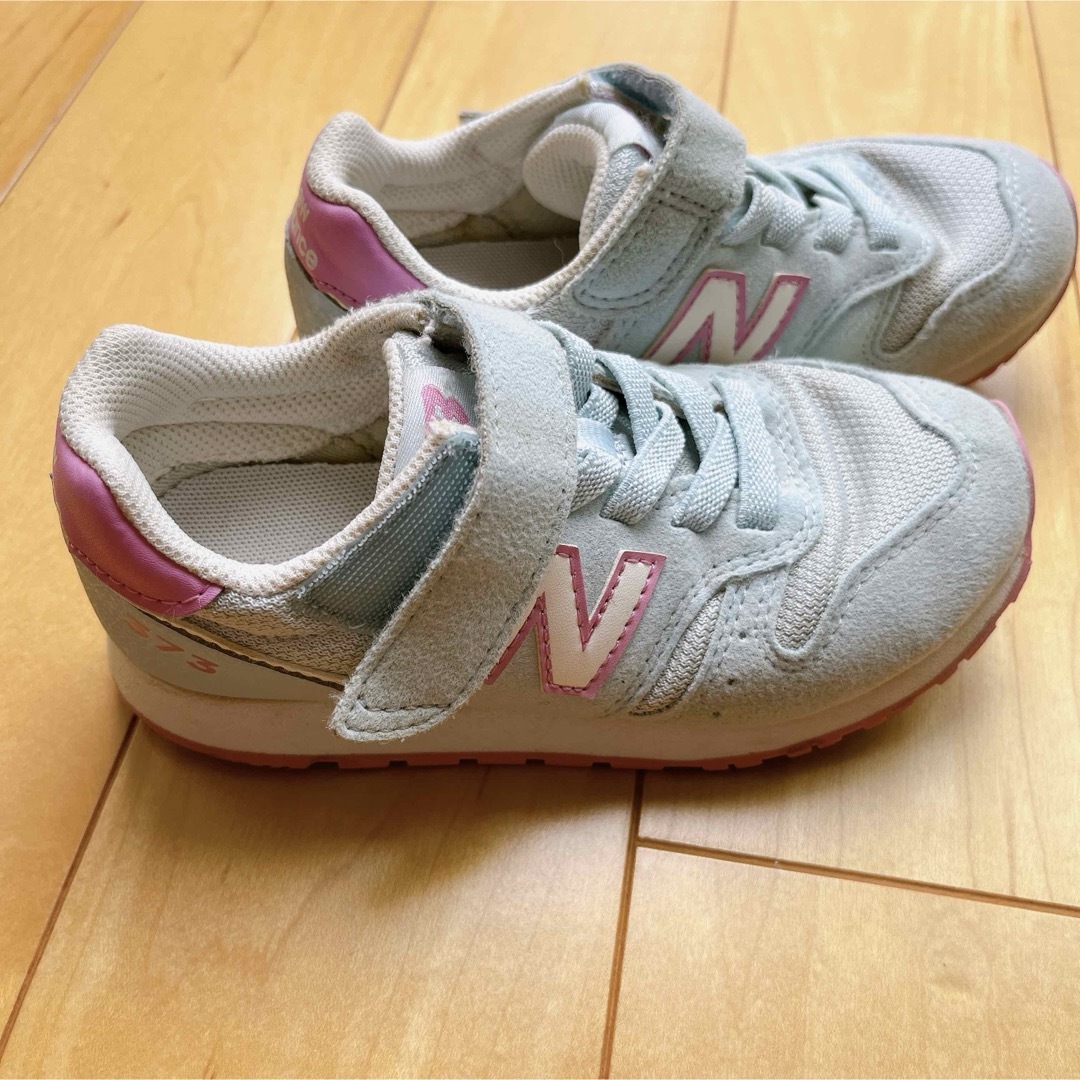 New Balance(ニューバランス)のNew Balance ニューバランス 373  17.0センチ ブルー キッズ/ベビー/マタニティのキッズ靴/シューズ(15cm~)(スニーカー)の商品写真