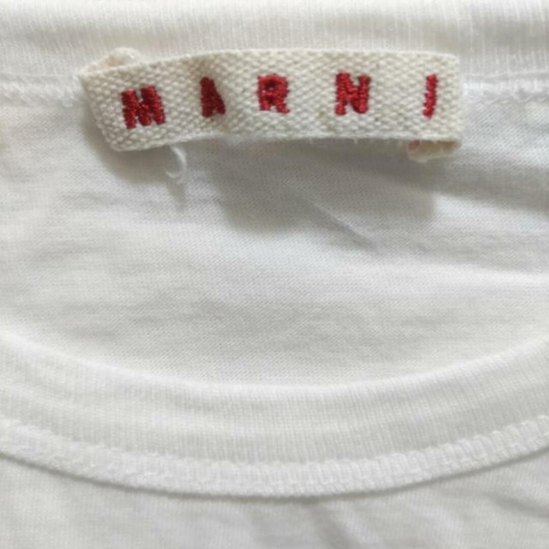 Marni(マルニ)のMARNI(マルニ) 半袖Tシャツ サイズ12 L レディース美品  - 白×パープル クルーネック レディースのトップス(Tシャツ(半袖/袖なし))の商品写真