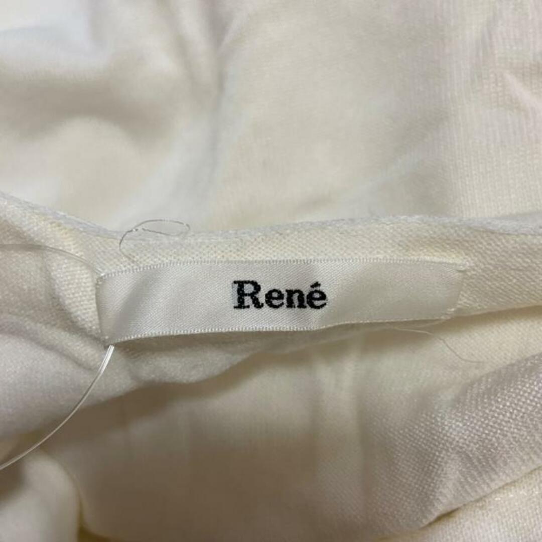 René(ルネ)のRene(ルネ) 長袖セーター サイズ36 S レディース - 白 Vネック レディースのトップス(ニット/セーター)の商品写真