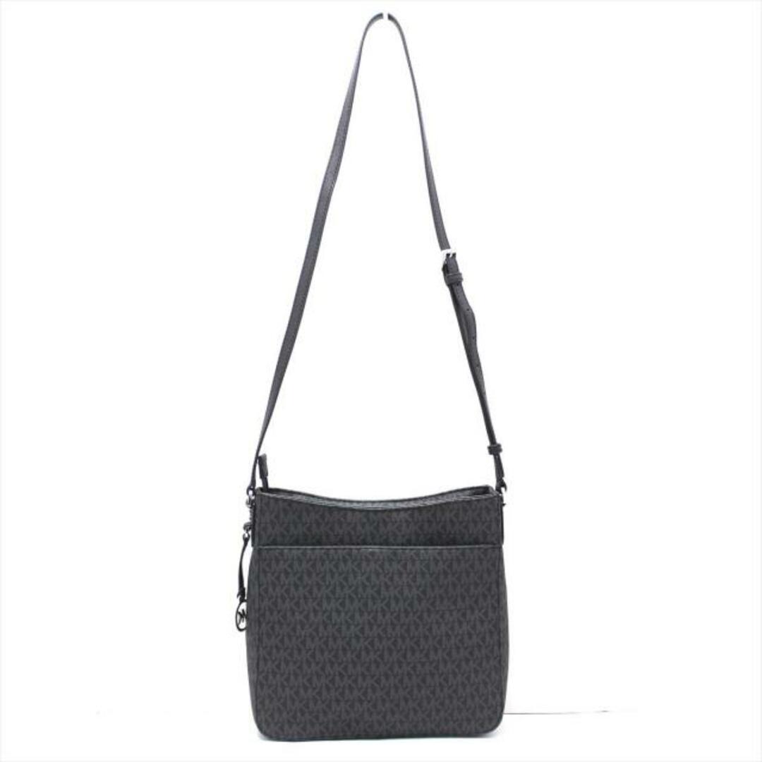 Michael Kors(マイケルコース)のMICHAEL KORS(マイケルコース) ショルダーバッグ美品  - 35F8STVM7B 黒×グレー PVC(塩化ビニール)×レザー レディースのバッグ(ショルダーバッグ)の商品写真