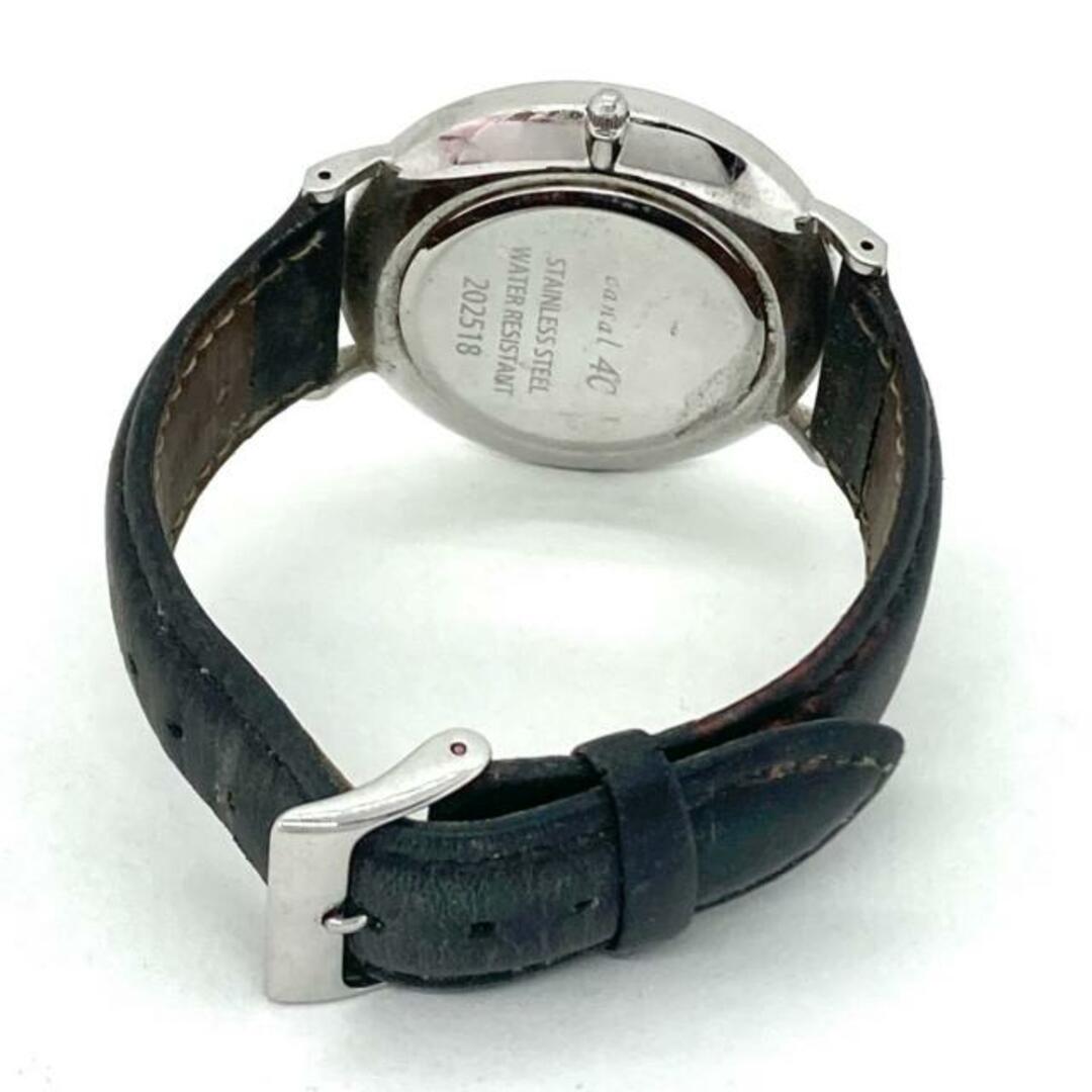 canal４℃(カナルヨンドシー)のcanal4℃(カナルヨンドシー) 腕時計 - メンズ ダークネイビー メンズの時計(その他)の商品写真