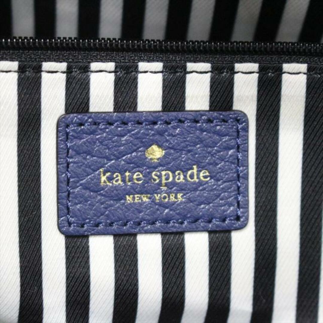 kate spade new york(ケイトスペードニューヨーク)のKate spade(ケイトスペード) トートバッグ美品  リディア WKRU2720 ネイビー レザー レディースのバッグ(トートバッグ)の商品写真