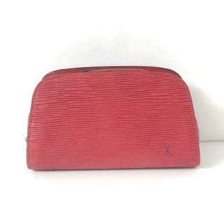 ルイヴィトン(LOUIS VUITTON)のLOUIS VUITTON(ルイヴィトン) ポーチ エピ ドーフィーヌPM M48447 カスティリアンレッド レザー(ポーチ)