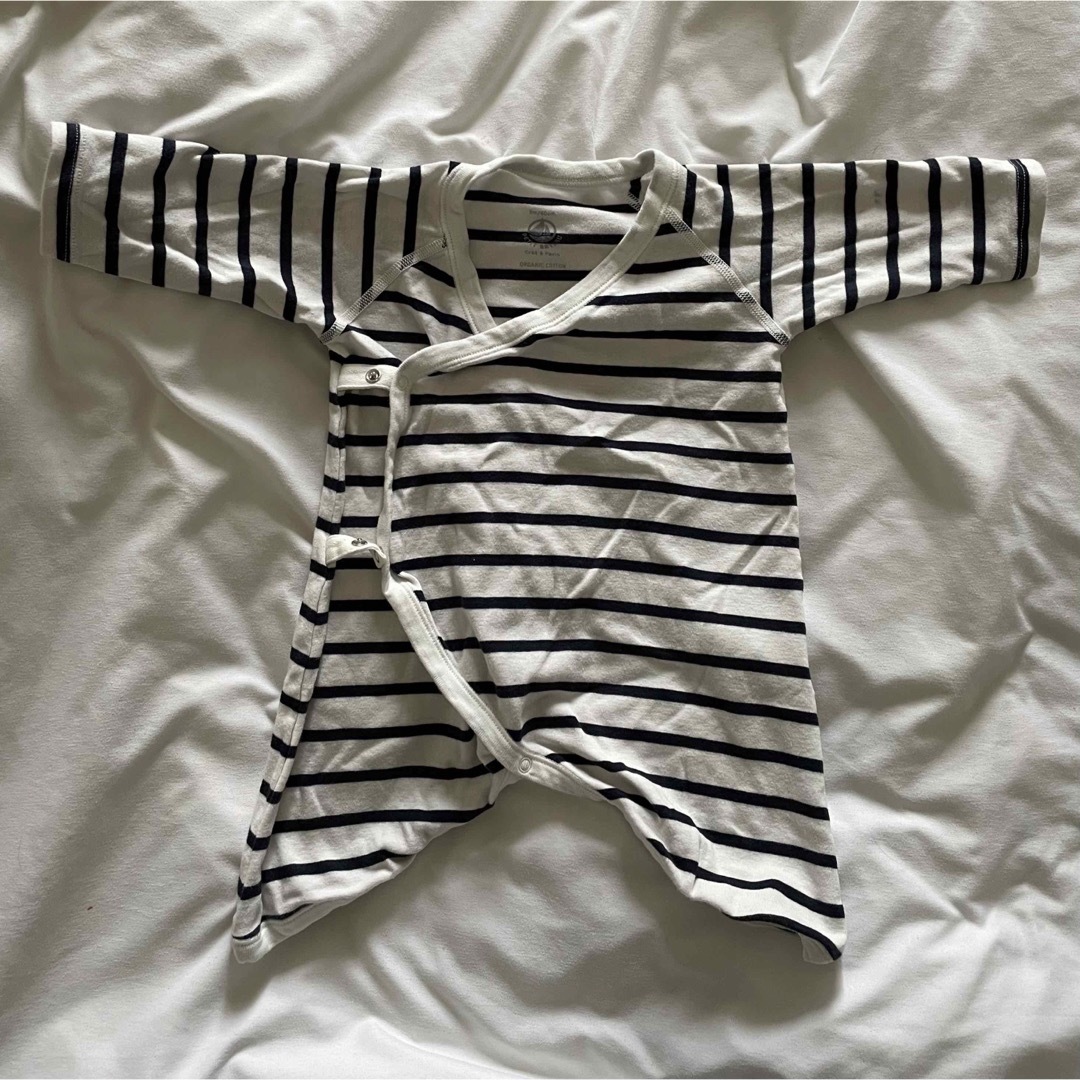 PETIT BATEAU(プチバトー)のPetit Bateau★ロンパース肌着セット キッズ/ベビー/マタニティのベビー服(~85cm)(カバーオール)の商品写真