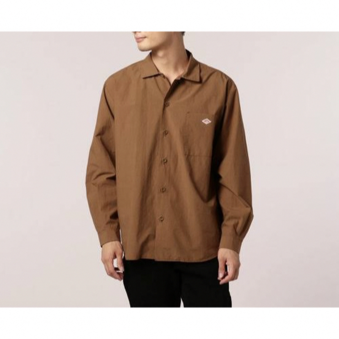 DANTON(ダントン)のDANTON 18AW ビッグシャツ-Brown/40 メンズのトップス(シャツ)の商品写真