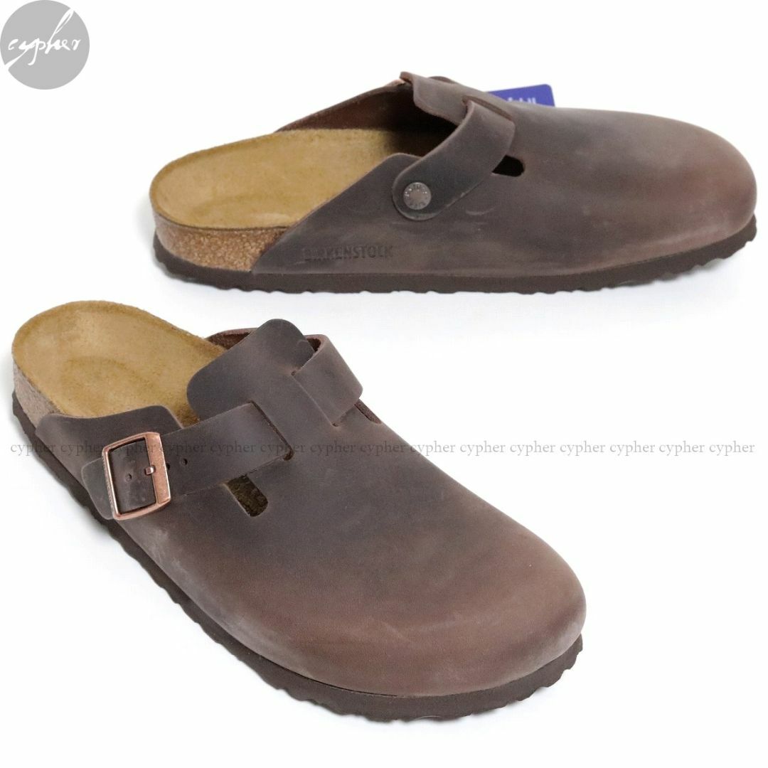 BIRKENSTOCK(ビルケンシュトック)の41 26.5 ビルケンシュトック ボストン オイルド レザー サンダル ナロー メンズの靴/シューズ(サンダル)の商品写真