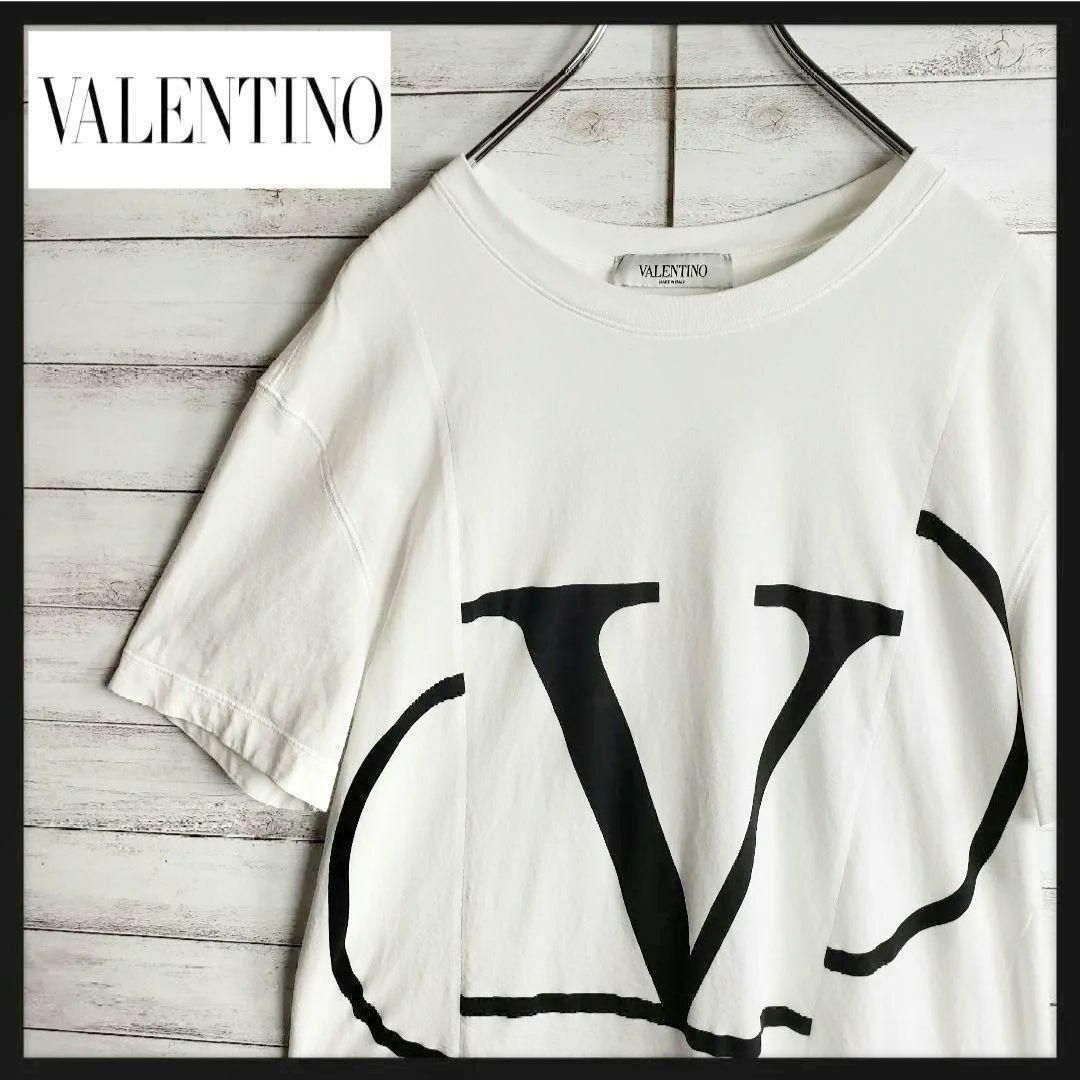 VALENTINO(ヴァレンティノ)の【人気デザイン】ヴァレンティノ ビックロゴ Tシャツ オーバーサイズ ロゴ メンズのトップス(Tシャツ/カットソー(半袖/袖なし))の商品写真