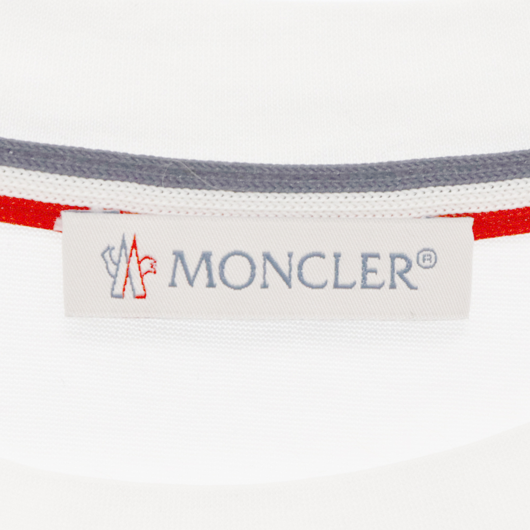 MONCLER(モンクレール)のMONCLER モンクレール MAGLIA T-SHIRT マリア フロントポケット 半袖Tシャツ カットソー ホワイト F10918C72500 8390Y メンズのトップス(Tシャツ/カットソー(半袖/袖なし))の商品写真