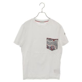 MONCLER - MONCLER モンクレール MAGLIA T-SHIRT マリア フロントポケット 半袖Tシャツ カットソー ホワイト F10918C72500 8390Y