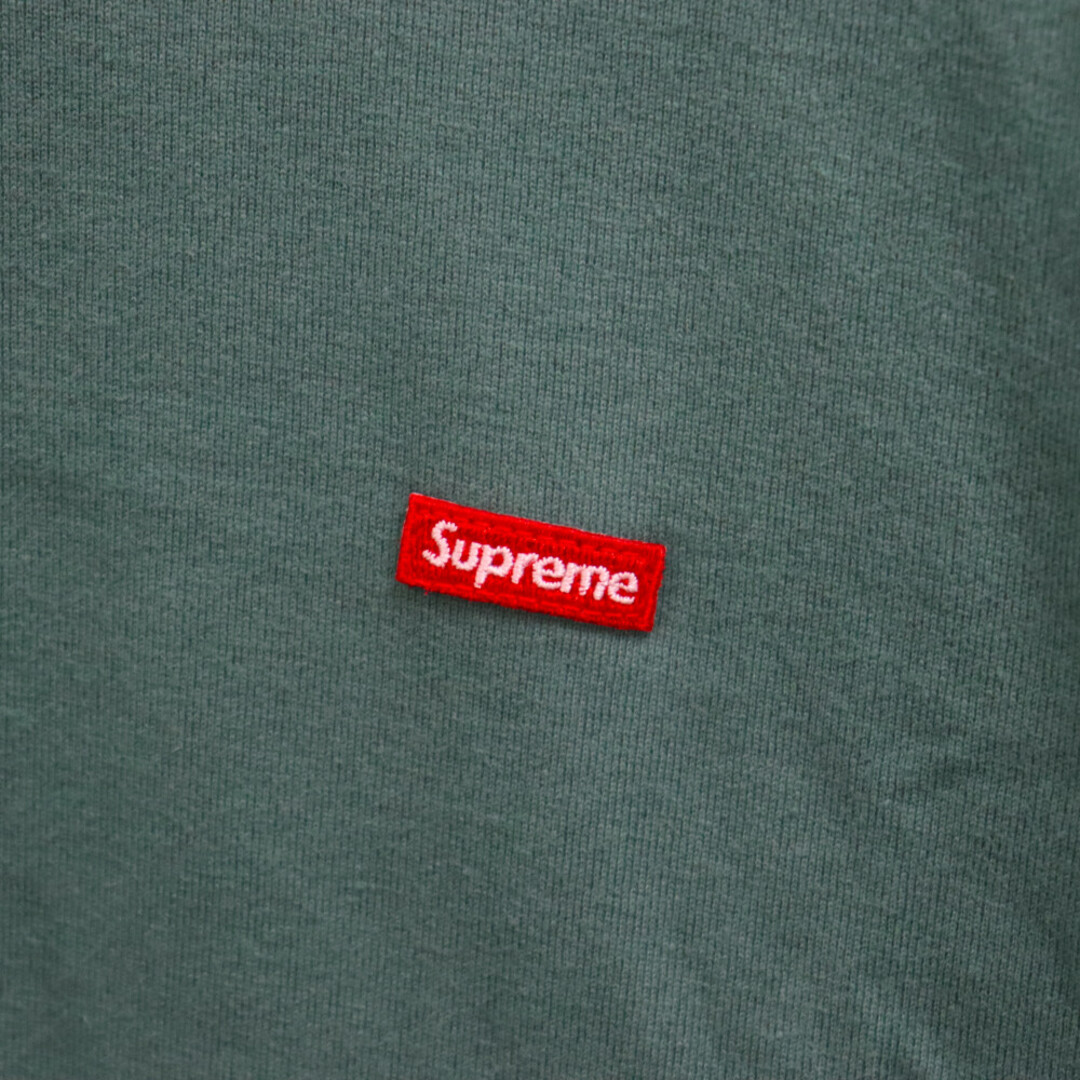 Supreme(シュプリーム)のSUPREME シュプリーム 21AW Small Box L/S Tee スモールボックスロゴ ロングスリーブ クルーネック 長袖Tシャツ カットソー グリーン メンズのトップス(Tシャツ/カットソー(七分/長袖))の商品写真