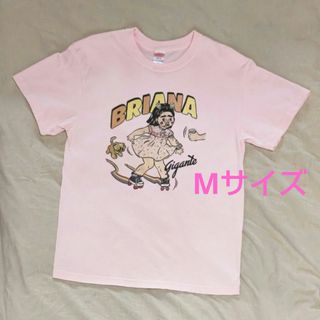 BrianaGigante Tシャツ ピンク ブリアナギガンテ ブリちゃん(Tシャツ/カットソー(半袖/袖なし))