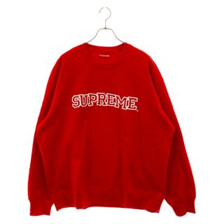 シュプリーム(Supreme)のSUPREME シュプリーム 21AW SHATTERED LOGO CREWNECK シャッターロゴ クルーネック スウェット レッド(スウェット)