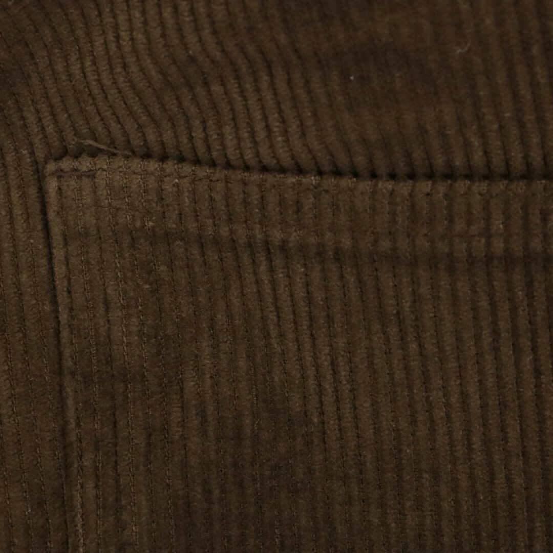WHITELAND BLACKBURN ホワイトランドブラックバーン コットン コーデュロイ ジップフライ ストレートパンツ ブラウン 20A-PTL344-WL メンズのパンツ(その他)の商品写真