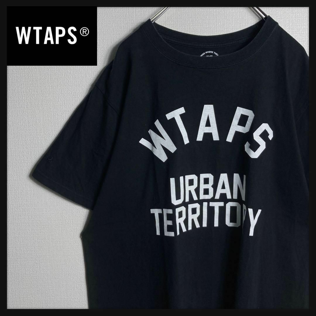 W)taps(ダブルタップス)の【人気モデル】ダブルタップス　アーチロゴ入り定番カラーTシャツ　サイズ3 メンズのトップス(Tシャツ/カットソー(半袖/袖なし))の商品写真