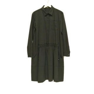 ジルサンダー(Jil Sander)のJILSANDER(ジルサンダー) ワンピース サイズ38 S レディース - ダークネイビー 長袖/ひざ丈(その他)