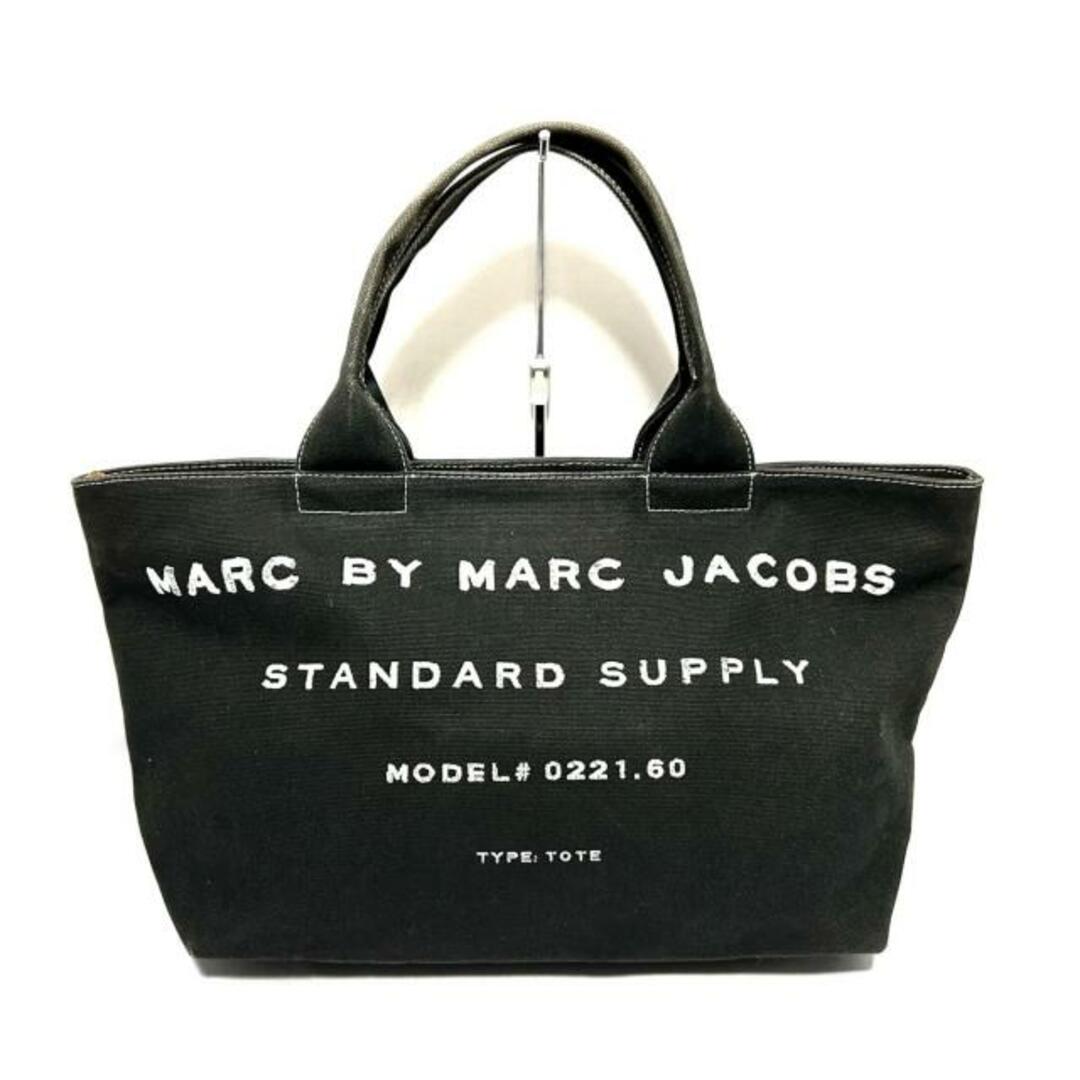 MARC BY MARC JACOBS(マークバイマークジェイコブス)のMARC BY MARC JACOBS(マークバイマークジェイコブス) ハンドバッグ - 黒 キャンバス レディースのバッグ(ハンドバッグ)の商品写真