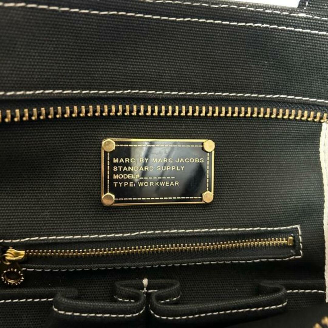 MARC BY MARC JACOBS(マークバイマークジェイコブス)のMARC BY MARC JACOBS(マークバイマークジェイコブス) ハンドバッグ - 黒 キャンバス レディースのバッグ(ハンドバッグ)の商品写真