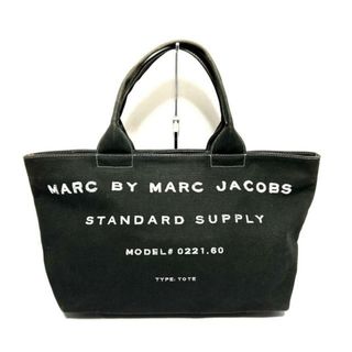 マークバイマークジェイコブス(MARC BY MARC JACOBS)のMARC BY MARC JACOBS(マークバイマークジェイコブス) ハンドバッグ - 黒 キャンバス(ハンドバッグ)