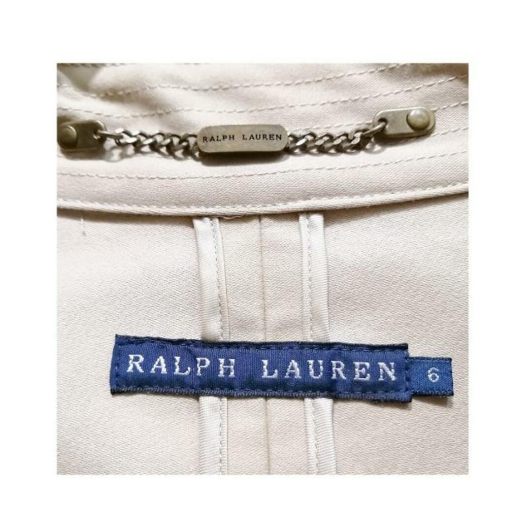 Ralph Lauren(ラルフローレン)のRalphLauren(ラルフローレン) トレンチコート サイズ6 M レディース - ベージュ 長袖/春/秋 レディースのジャケット/アウター(トレンチコート)の商品写真