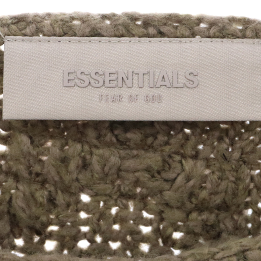 FOG Essentials エフオージー エッセンシャルズ 22AW CABLE KNIT CREW NECK アクリルニット ケーブル クルーネック長袖セーター ブラウン メンズのトップス(ニット/セーター)の商品写真