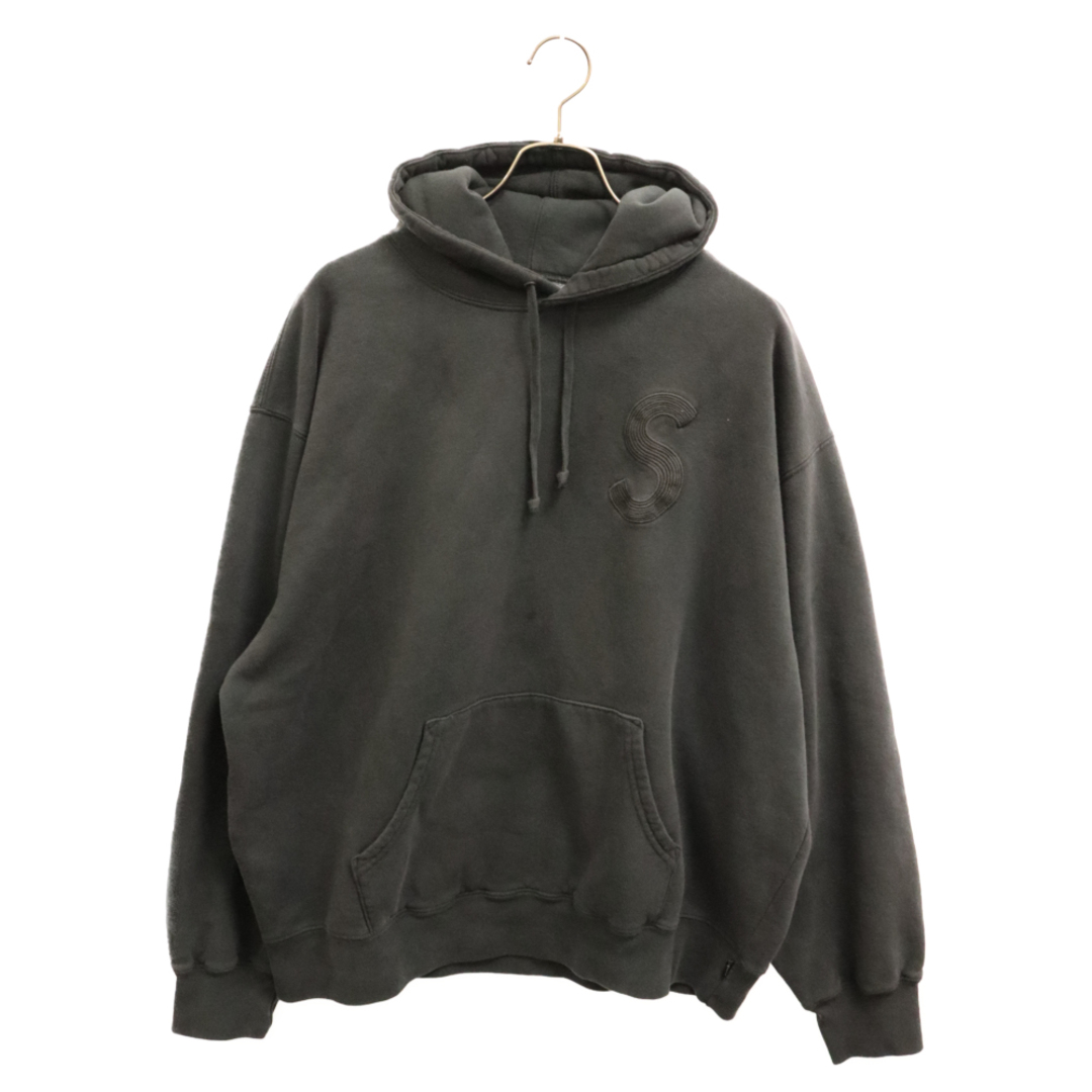 Supreme(シュプリーム)のSUPREME シュプリーム 23SS Overdyed S Logo Hooded Sweatshirt Sロゴ プルオーバーパーカー ブラック メンズのトップス(パーカー)の商品写真