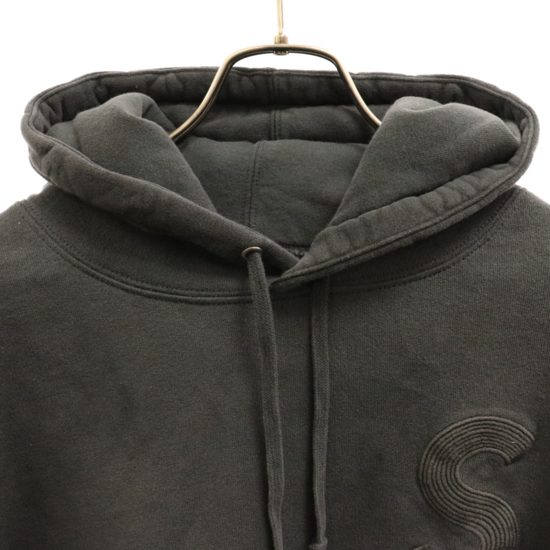 Supreme(シュプリーム)のSUPREME シュプリーム 23SS Overdyed S Logo Hooded Sweatshirt Sロゴ プルオーバーパーカー ブラック メンズのトップス(パーカー)の商品写真