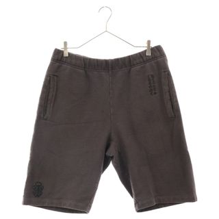 クロムハーツ(Chrome Hearts)のCHROME HEARTS クロムハーツ Y NOT Sweat Shorts ワイノット ダガー刺繍 スウェット ショーツ ハーフパンツ チャコール(ショートパンツ)