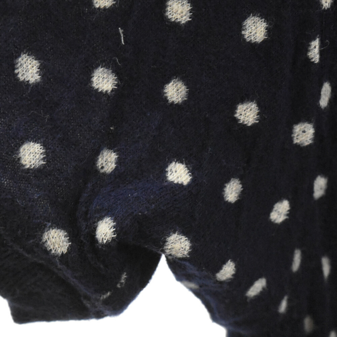 KAPITAL(キャピタル)のKAPITAL キャピタル ヘンプ混 ダイバーパッチ ドット半袖ポロシャツ ネイビー メンズのトップス(ポロシャツ)の商品写真