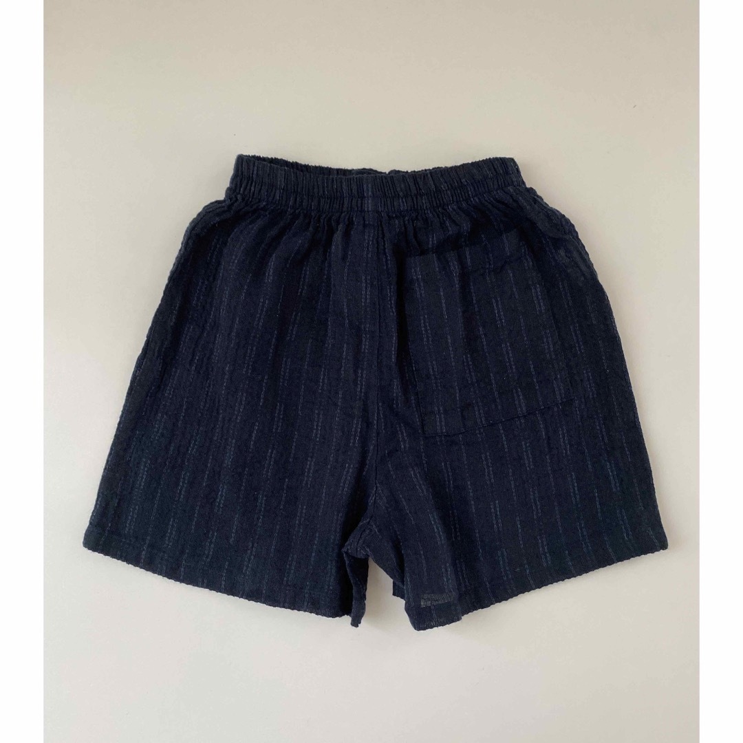 甚平　男の子　100 濃紺 キッズ/ベビー/マタニティのキッズ服男の子用(90cm~)(甚平/浴衣)の商品写真