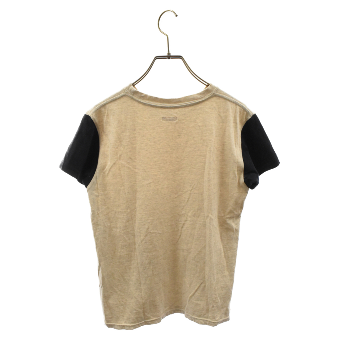KAPITAL(キャピタル)のKAPITAL キャピタル ツートン 半袖Tシャツ アイボリー/ネイビー K1406SC233 メンズのトップス(Tシャツ/カットソー(半袖/袖なし))の商品写真