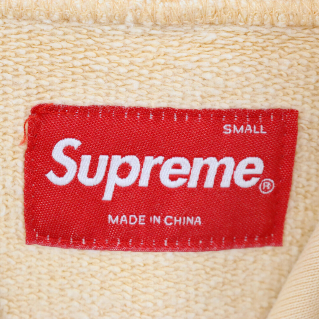 Supreme(シュプリーム)のSUPREME シュプリーム 18SS Overdyed Hooded Sweatshirt オーバーダイ フードロゴ刺繍 プルオーバーパーカー ベージュ メンズのトップス(パーカー)の商品写真