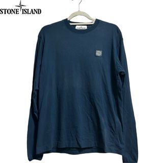 ストーンアイランド(STONE ISLAND)のSTONEISLAND FISSATO DYE TREATMENT ネイビー　M(Tシャツ/カットソー(七分/長袖))