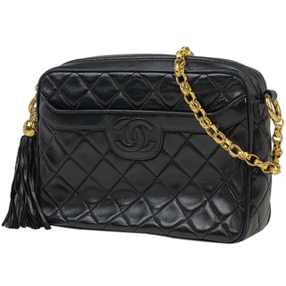 シャネル(CHANEL)のシャネル ココマーク フリンジ チェーン ショルダーバッグ レディース 【中古】(ショルダーバッグ)