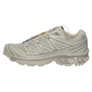 サロモン(SALOMON)のSALOMON サロモン XT6 GHOST GRAY ローカットスニーカー グレー US10/28cm 47448(スニーカー)