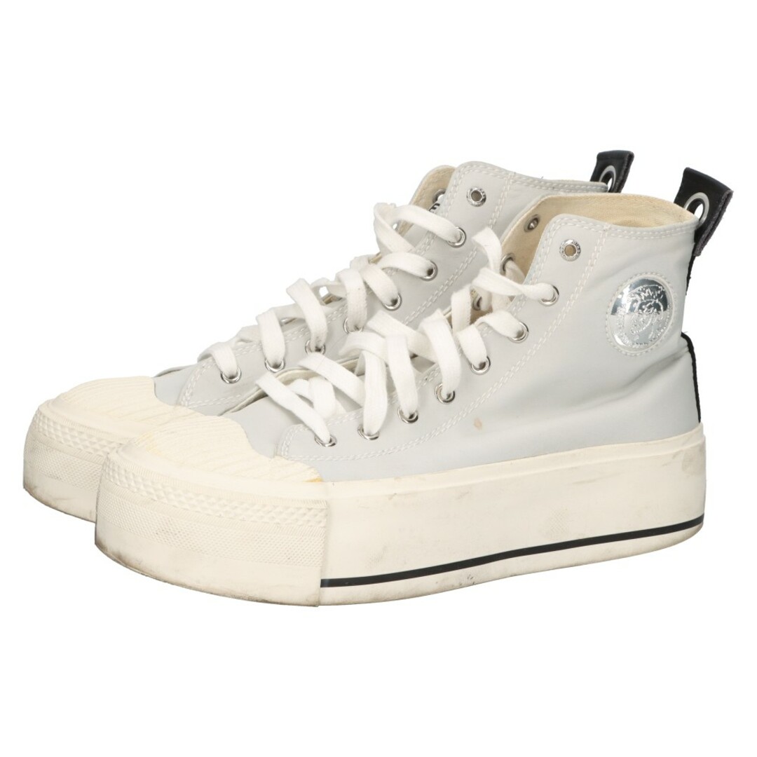 DIESEL(ディーゼル)のDIESEL ディーゼル S-ASTICO MC WEDGE ハイカットスニーカー ホワイト US8.5/25.5cm Y02492 PR189 T8056 メンズの靴/シューズ(スニーカー)の商品写真