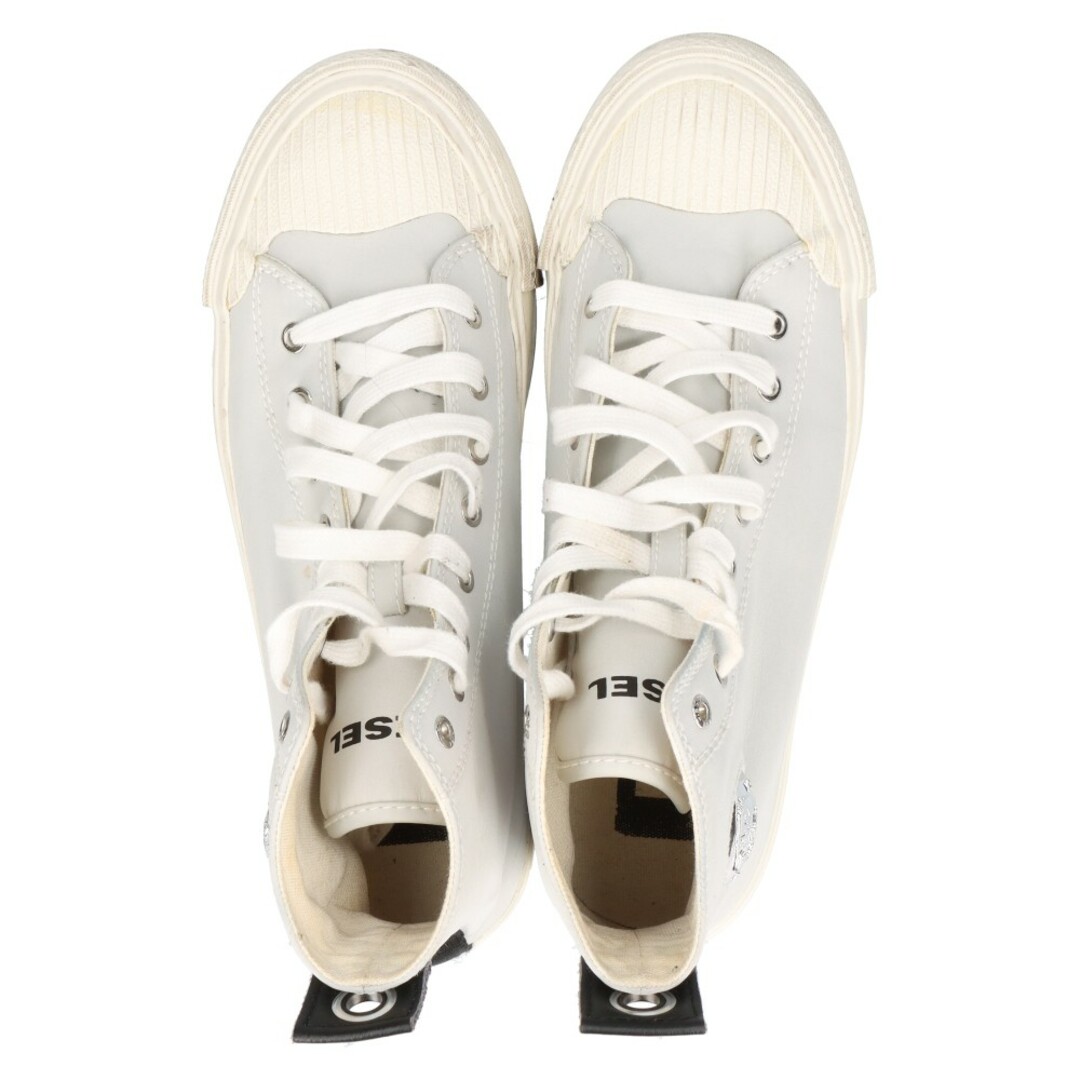 DIESEL(ディーゼル)のDIESEL ディーゼル S-ASTICO MC WEDGE ハイカットスニーカー ホワイト US8.5/25.5cm Y02492 PR189 T8056 メンズの靴/シューズ(スニーカー)の商品写真